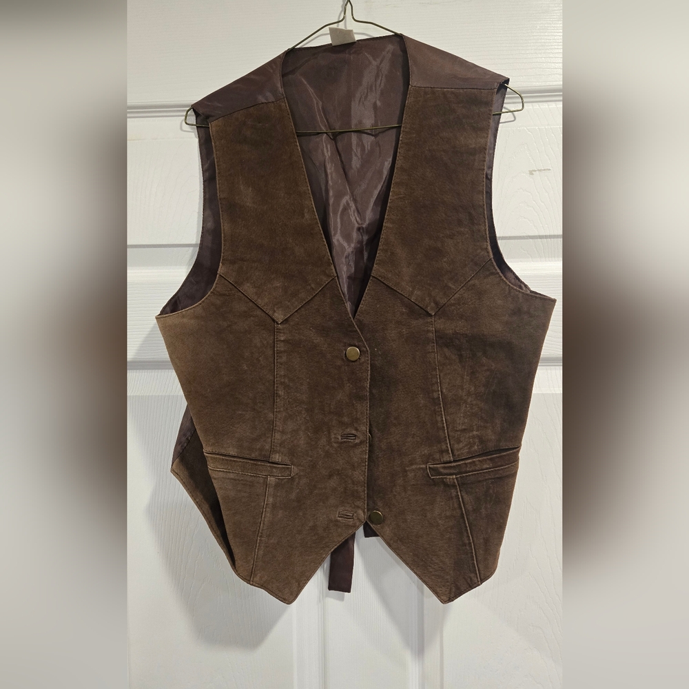 Genuine Leather‎ Suede Vest